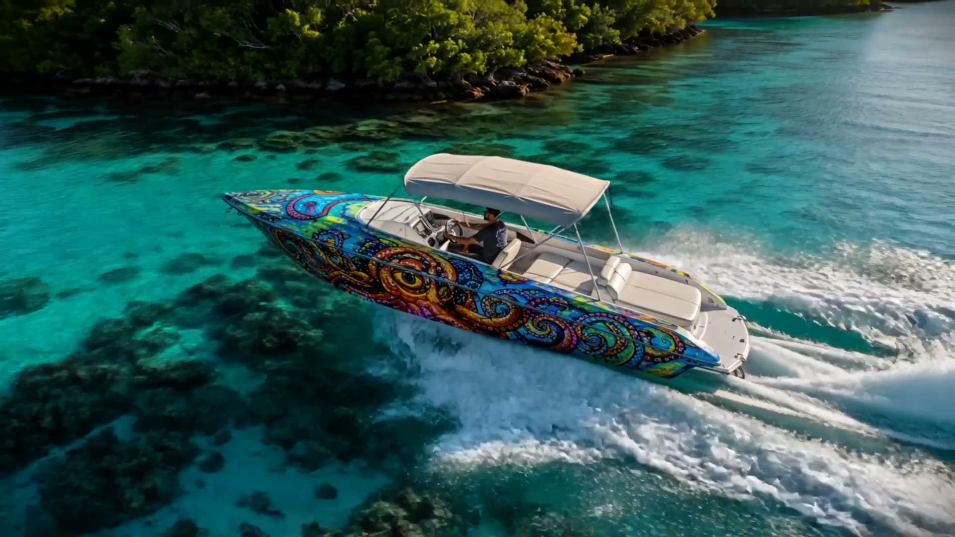 Private boat rental hero background